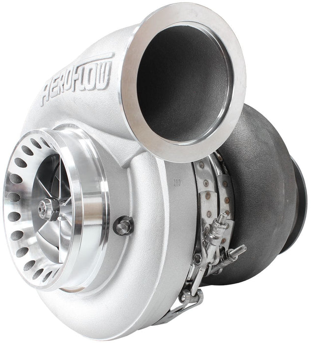 Aeroflow Performance External Wastegate, T4 Twin Entry Inlet Flange, V-Band Exhaust Flange BOOSTED 8888 T4 1.25 Turbocharger 1600HP, Natural Cast Finish AF8006-4001 Autofit