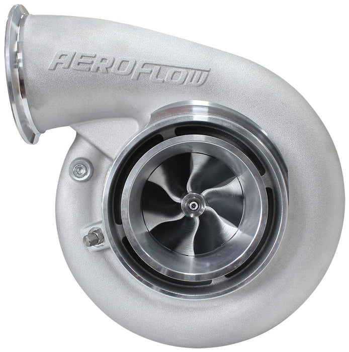 Aeroflow Performance External Wastegate, T4 Twin Entry Inlet Flange, V-Band Exhaust Flange BOOSTED B7875 T4 1.25 Reverse Rotation Turbocharger 1150HP, Natural Cast Finish Autofit