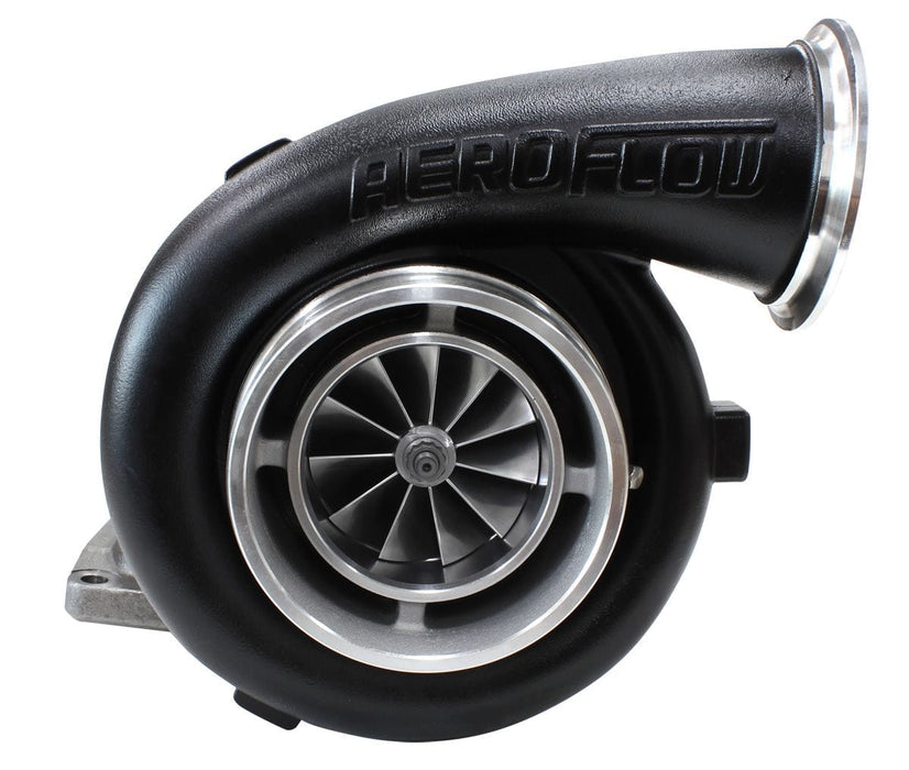 Aeroflow Performance External Wastegate, T6 Twin Entry Inlet Flange, V-Band Exhaust Flange BOOSTED 8077 T6 1.26 Turbocharger 1250HP, Hi Temp Black Finish AF8005-6000BLK Autofit