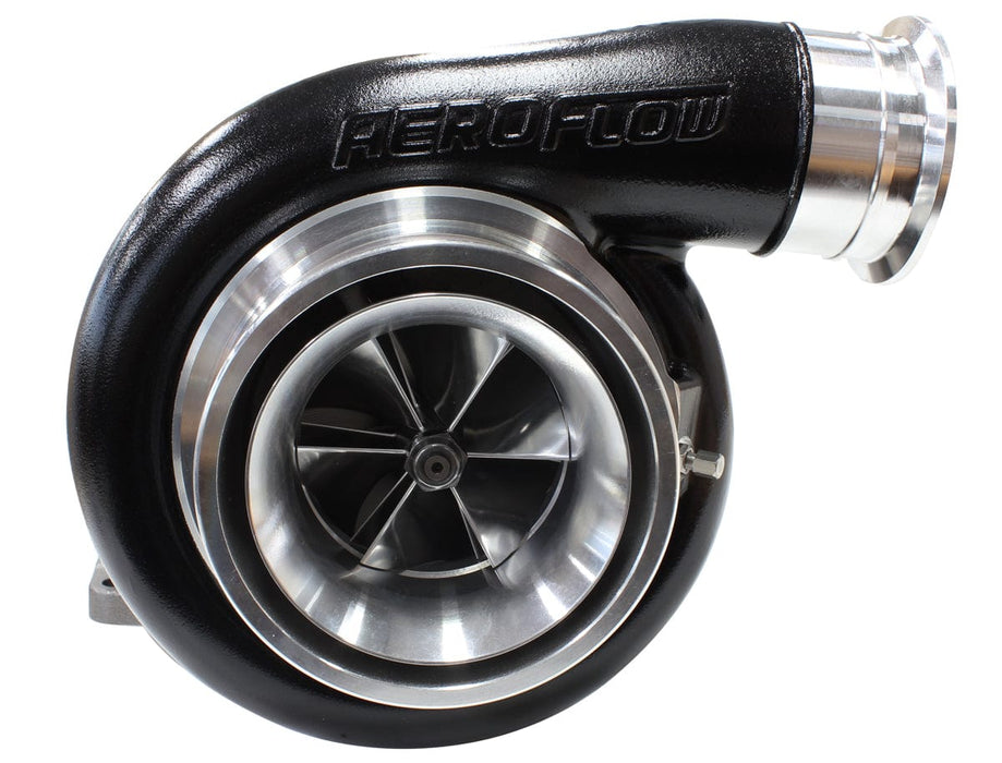 Aeroflow Performance External Wastegate, T6 Twin Entry Inlet Flange, V-Band Exhaust Flange BOOSTED 8888 T6 1.32 Turbocharger 1600HP, Hi Temp Black Finish AF8005-6011BLK Autofit