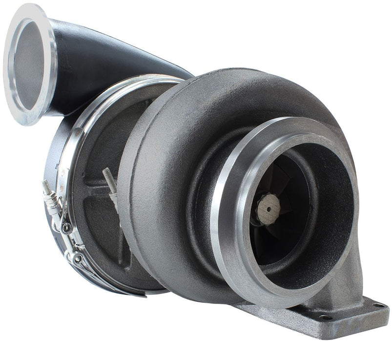 Aeroflow Performance External Wastegate, T6 Twin Entry Inlet Flange, V-Band Exhaust Flange BOOSTED 8888 T6 1.32 Turbocharger 1600HP, Hi Temp Black Finish AF8006-6001BLK Autofit