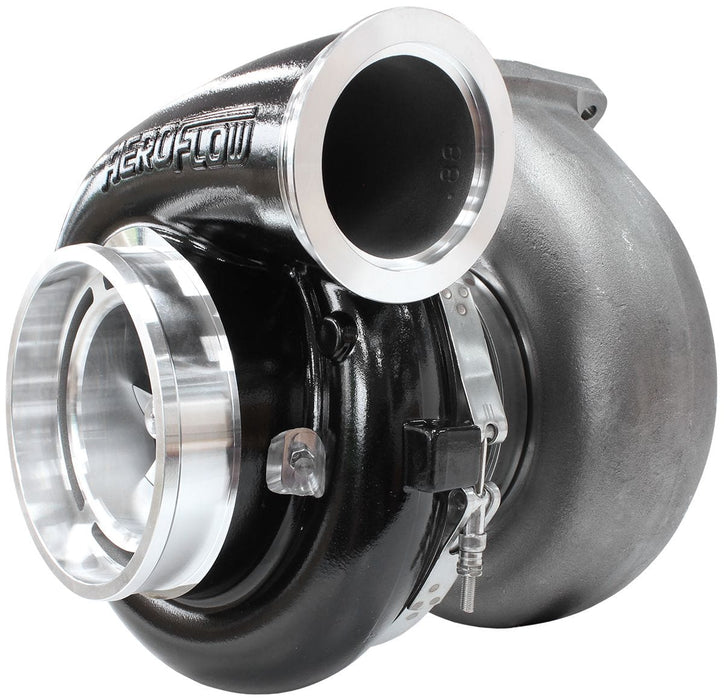 Aeroflow Performance External Wastegate, T6 Twin Entry Inlet Flange, V-Band Exhaust Flange BOOSTED 98102 T6 1.24 Turbocharger 2500HP, Hi Temp Black Finish AF8006-6011BLK Autofit