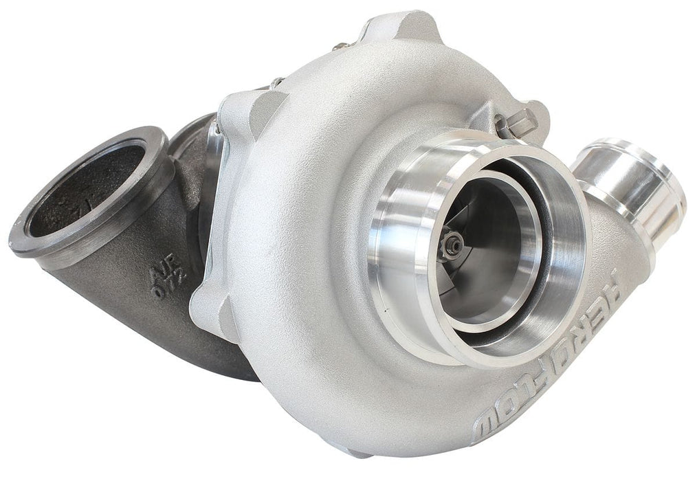 Aeroflow Performance External Wastegate, V-Band Inlet & Exhaust Flanges BOOSTED 4849 .72 Reverse Rotation Turbocharger 550HP, Natural Cast Finish AF8005 Autofit