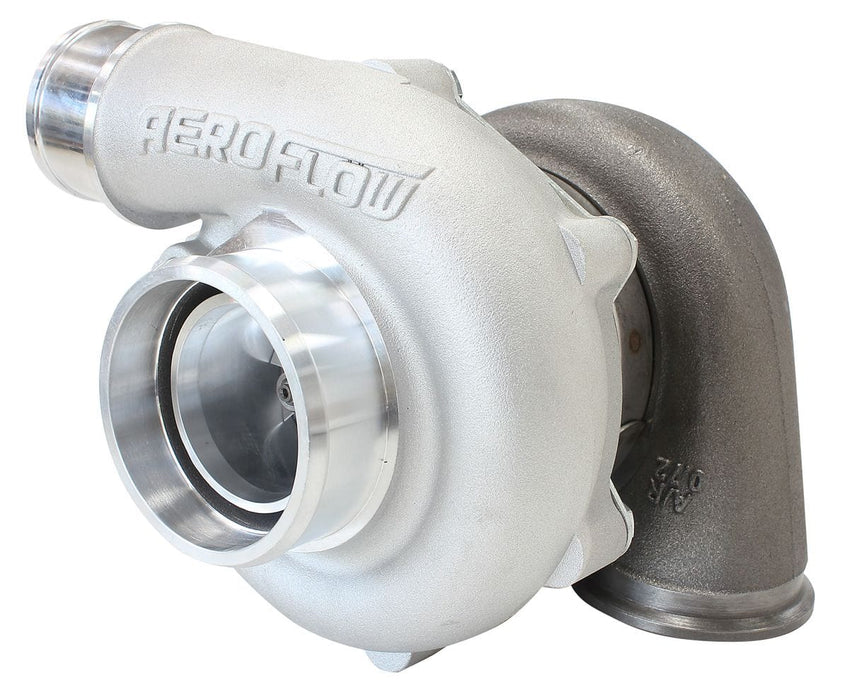 Aeroflow Performance External Wastegate, V-Band Inlet & Exhaust Flanges BOOSTED 4849 .72 Reverse Rotation Turbocharger 550HP, Natural Cast Finish AF8005 Autofit