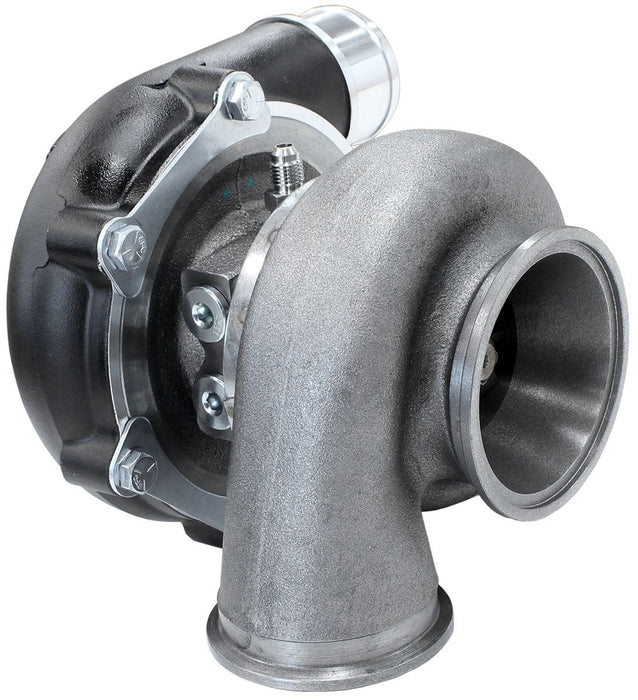 Aeroflow Performance External Wastegate, V-Band Inlet & Exhaust Flanges BOOSTED 5449 .72 Reverse Rotation Turbocharger 660HP, Hi Temp Black Finish AF800 Autofit