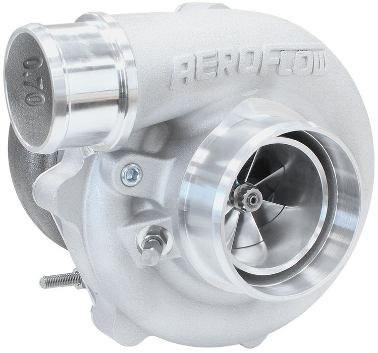 Aeroflow Performance External Wastegate, V-Band Inlet & Exhaust Flanges BOOSTED 5449 .72 Reverse Rotation Turbocharger 660HP, Natural Cast Finish AF8005 Autofit