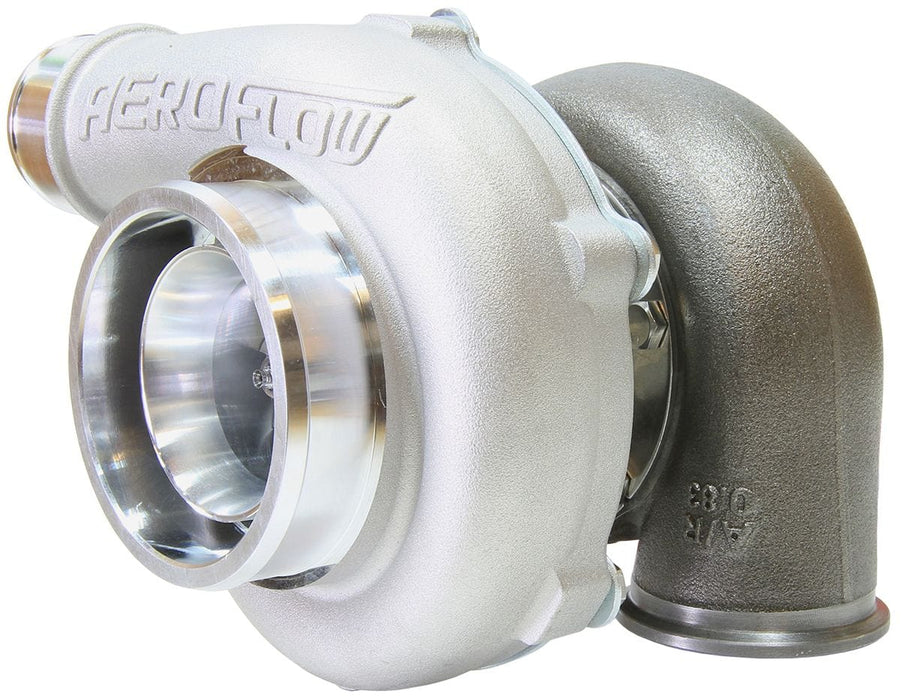 Aeroflow Performance External Wastegate, V-Band Inlet & Exhaust Flanges BOOSTED 5455 .83 Reverse Rotation Turbocharger 650HP, Natural Cast Finish AF8005 Autofit