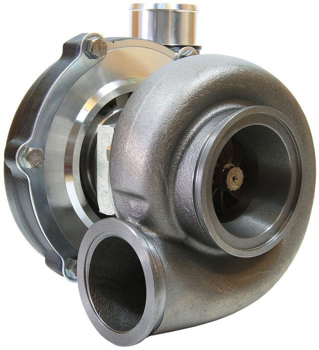 Aeroflow Performance External Wastegate, V-Band Inlet & Exhaust Flanges BOOSTED 5455 V-Band 1.01 Turbocharger 650HP, Hi Temp Black Finish AF8005-3032BLK Autofit
