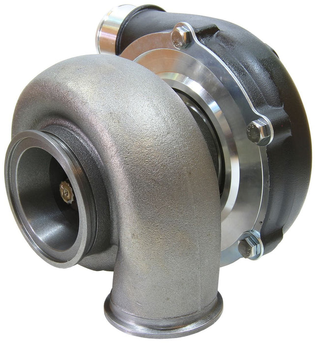 Aeroflow Performance External Wastegate, V-Band Inlet & Exhaust Flanges BOOSTED 5455 V-Band 1.01 Turbocharger 650HP, Hi Temp Black Finish AF8005-3032BLK Autofit