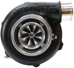 Aeroflow Performance External Wastegate, V-Band Inlet & Exhaust Flanges BOOSTED 5455 V-Band 1.01 Turbocharger 650HP, Hi Temp Black Finish AF8005-3032BLK Autofit