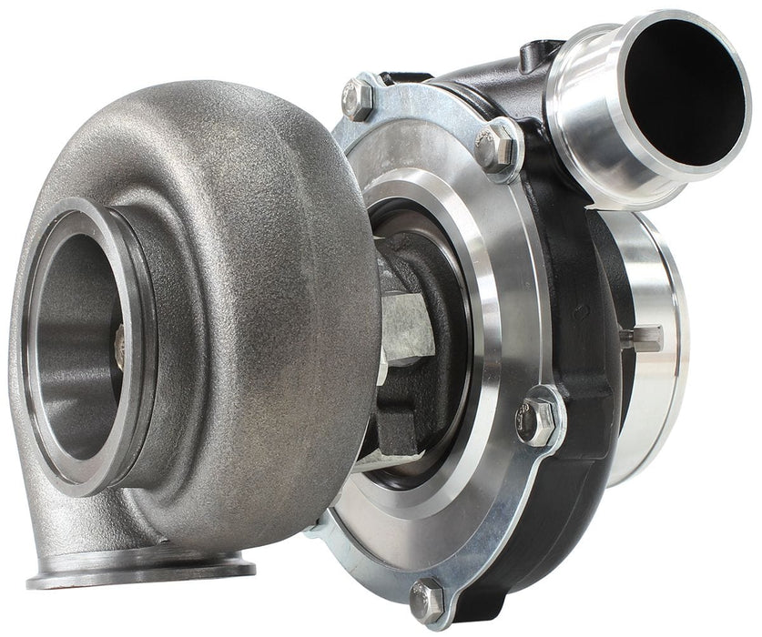 Aeroflow Performance External Wastegate, V-Band Inlet & Exhaust Flanges BOOSTED 5855 1.01 Reverse Rotation Turbocharger 750HP, Hi Temp Black Finish AF80 Autofit