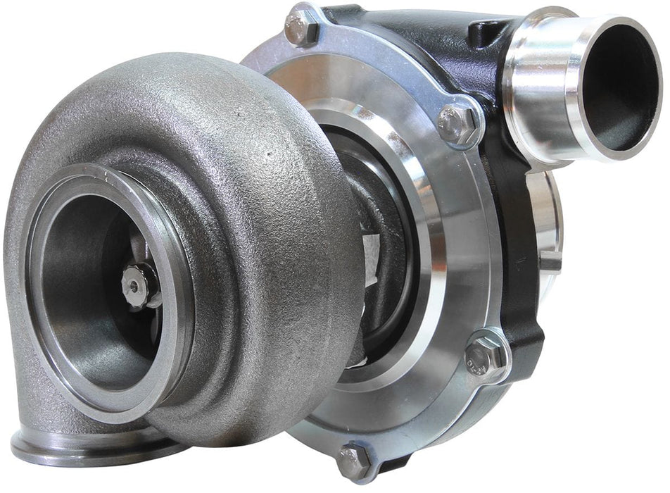 Aeroflow Performance External Wastegate, V-Band Inlet & Exhaust Flanges BOOSTED 5855 .83 Reverse Rotation Turbocharger 750HP, Hi Temp Black Finish AF800 Autofit