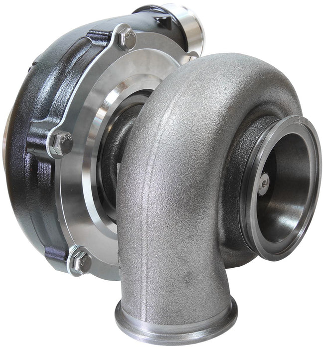 Aeroflow Performance External Wastegate, V-Band Inlet & Exhaust Flanges BOOSTED 5855 .83 Reverse Rotation Turbocharger 750HP, Hi Temp Black Finish AF800 Autofit