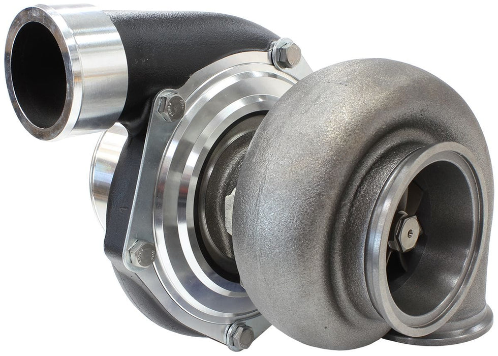 Aeroflow Performance External Wastegate, V-Band Inlet & Exhaust Flanges BOOSTED 6762 V-Band .83 Turbocharger 950HP, Hi Temp Black Finish AF8005-3025BLK Autofit