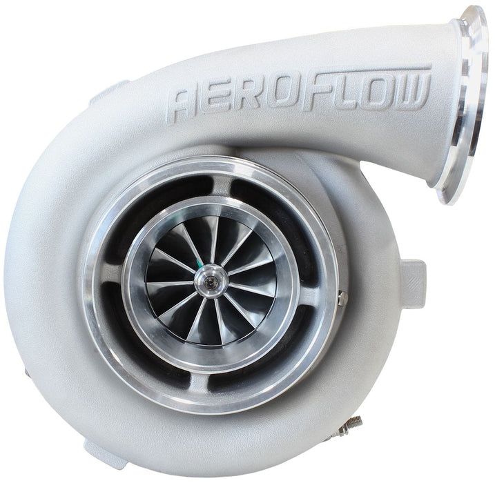 Aeroflow Performance External Wastegate, V-Band Inlet & Exhaust Flanges BOOSTED 7075 V-Band 1.16 Turbocharger 950HP, Natural Cast Finish AF8005-4014 Autofit