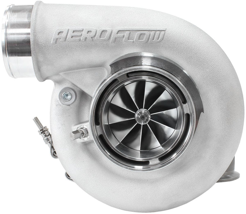 Aeroflow Performance External Wastegate, V-Band Inlet & Exhaust Flanges BOOSTED 7375 1.01 Reverse Rotation Turbocharger 1200HP, Natural Cast Finish AF80 Autofit