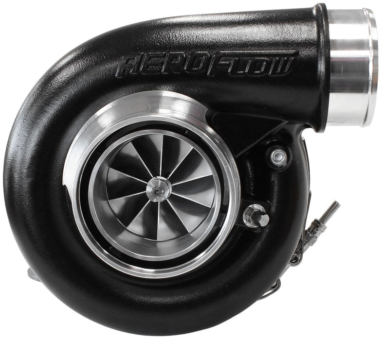 Aeroflow Performance External Wastegate, V-Band Inlet & Exhaust Flanges BOOSTED 7375 V-Band 1.01 Turbocharger 1200HP, Hi Temp Black Finish AF8005-4006BL Autofit