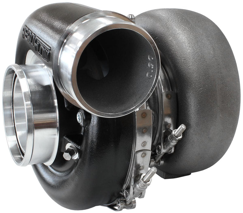 Aeroflow Performance External Wastegate, V-Band Inlet & Exhaust Flanges BOOSTED 7375 V-Band 1.28 Turbocharger 1200HP, Hi Temp Black Finish AF8005-4009BL Autofit