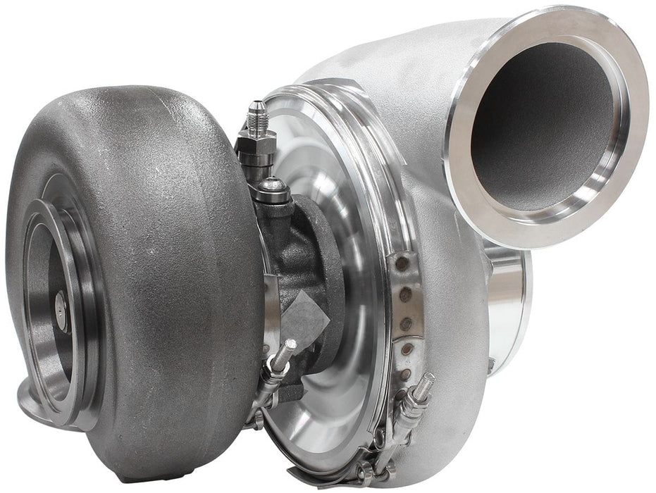 Aeroflow Performance External Wastegate, V-Band Inlet & Exhaust Flanges BOOSTED 7975 1.01 Reverse Rotation Turbocharger 1450HP, Natural Cast Finish AF80 Autofit