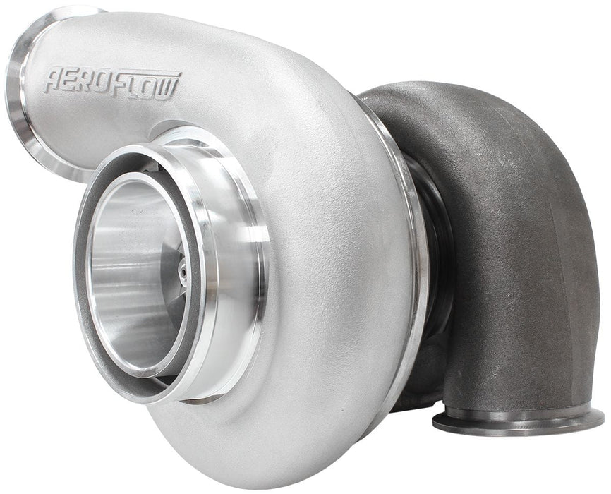 Aeroflow Performance External Wastegate, V-Band Inlet & Exhaust Flanges BOOSTED 7975 1.01 Reverse Rotation Turbocharger 1450HP, Natural Cast Finish AF80 Autofit