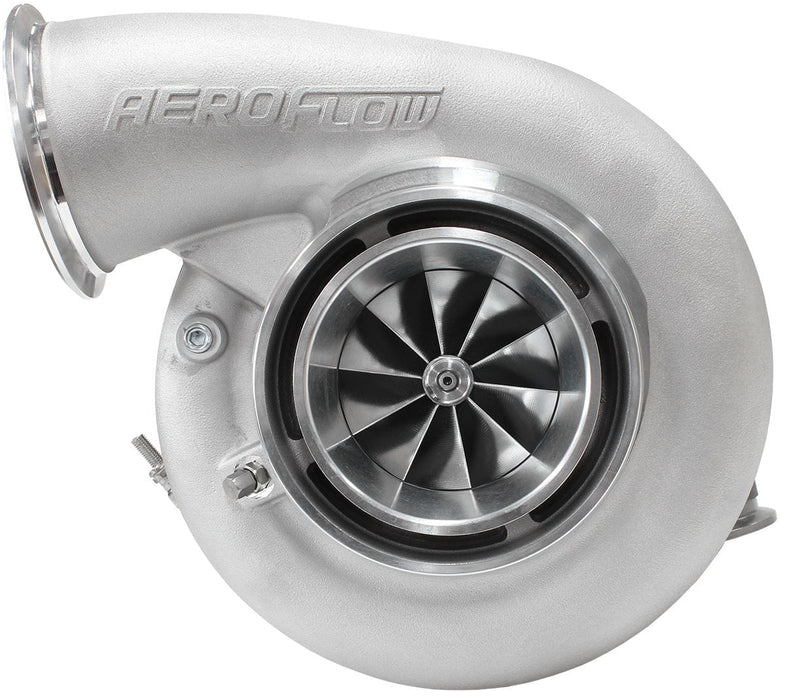 Aeroflow Performance External Wastegate, V-Band Inlet & Exhaust Flanges BOOSTED 7975 1.01 Reverse Rotation Turbocharger 1450HP, Natural Cast Finish AF80 Autofit