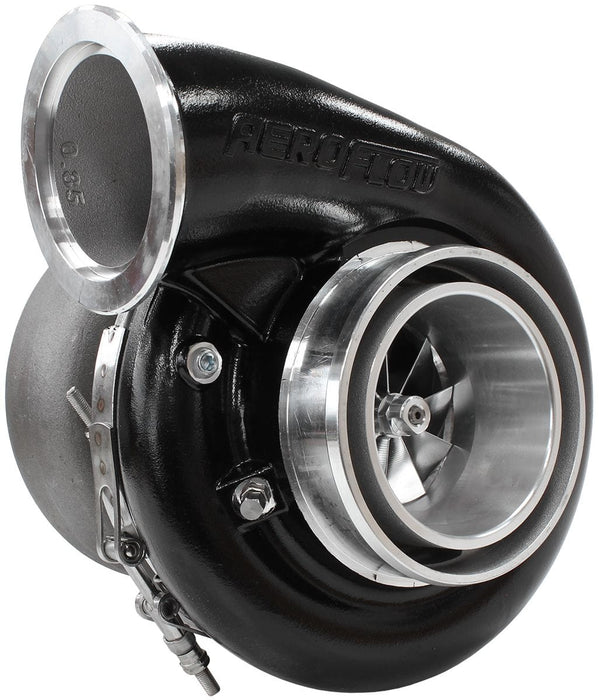 Aeroflow Performance External Wastegate, V-Band Inlet & Exhaust Flanges BOOSTED 7975 1.15 Reverse Rotation Turbocharger 1450HP, Hi Temp Black Finish AF8 Autofit