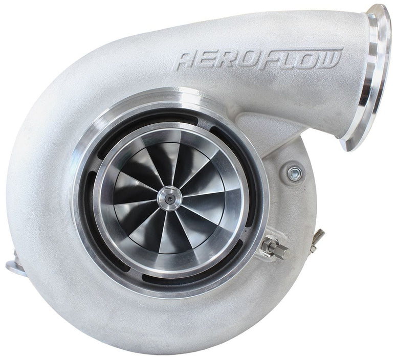 Aeroflow Performance External Wastegate, V-Band Inlet & Exhaust Flanges BOOSTED 7975 V-Band 1.28 Turbocharger 1450HP, Natural Cast Finish AF8005-4012 Autofit