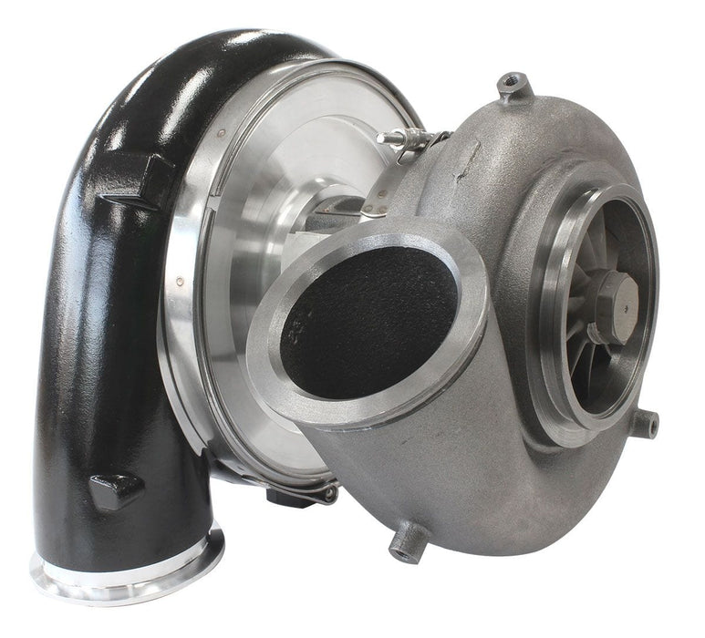 Aeroflow Performance External Wastegate, V-Band Inlet & Exhaust Flanges BOOSTED 94102 V-Band 1.22 Turbocharger 2500HP, Hi Temp Black Finish AF8006-6020B Autofit