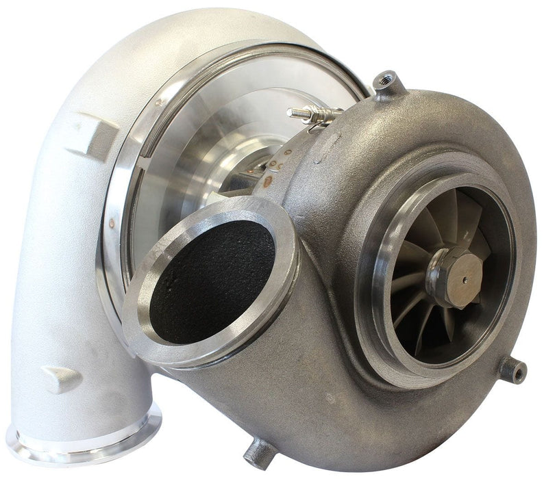 Aeroflow Performance External Wastegate, V-Band Inlet & Exhaust Flanges BOOSTED 98102 V-Band 1.22 Turbocharger 2500HP, Natural Cast Finish AF8006-6021 Autofit