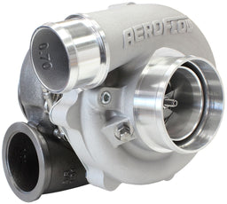 Aeroflow Performance External Wastegate, V-Band Inlet & Exhaust Flanges BOOSTED B5455 1.01 Reverse Rotation Turbocharger 660HP, Natural Cast Finish AF80 Autofit