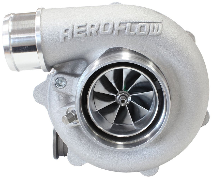 Aeroflow Performance External Wastegate, V-Band Inlet & Exhaust Flanges BOOSTED B5455 1.01 Reverse Rotation Turbocharger 660HP, Natural Cast Finish AF80 Autofit