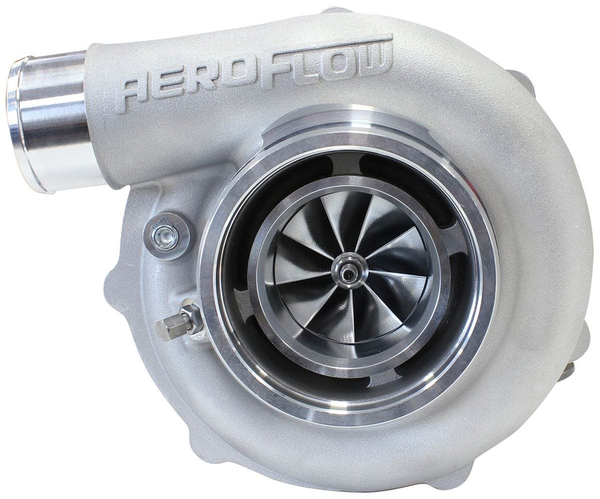 Aeroflow Performance External Wastegate, V-Band Inlet & Exhaust Flanges BOOSTED B5855 1.01 Reverse Rotation Turbocharger 770HP, Natural Cast Finish AF80 Autofit