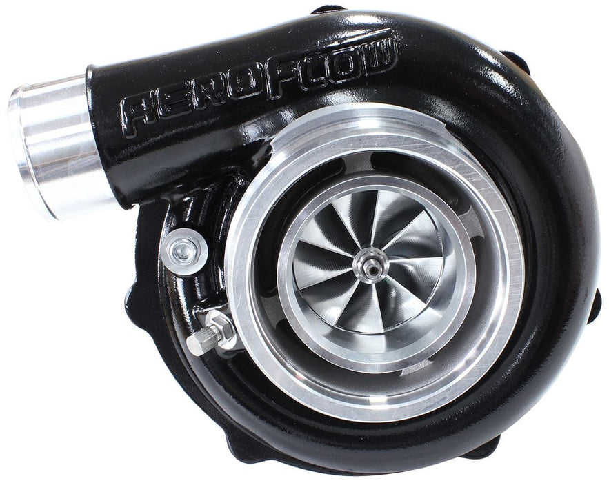 Aeroflow Performance External Wastegate, V-Band Inlet & Exhaust Flanges BOOSTED B5855 1.21 Reverse Rotation Turbocharger 770HP, Hi Temp Black Finish AF8 Autofit
