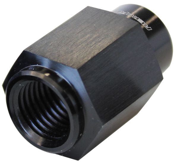 Aeroflow Performance GM LS Series Engines, -4AN female to 1/8" NPT, Black finish Fuel Pressure Gauge Adapter AF146-02BLK Autofit