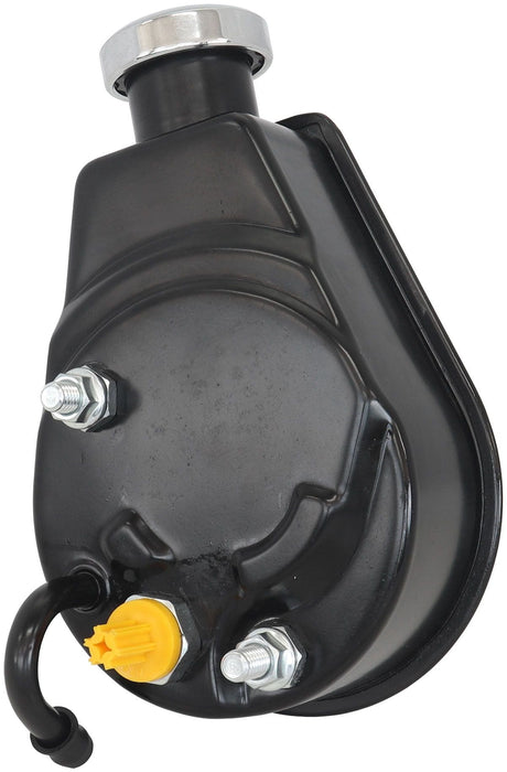 Aeroflow Performance GM Saginaw Pump with No Pulley Saginaw Power Steering Pump - Black Finish AF83-1000BLK Autofit