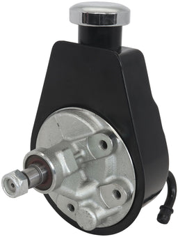 Aeroflow Performance GM Saginaw Pump with No Pulley Saginaw Power Steering Pump - Black Finish AF83-1000BLK Autofit