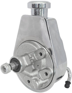 Aeroflow Performance GM Saginaw Pump with No Pulley Saginaw Power Steering Pump - Chrome Finish AF83-1000 Autofit