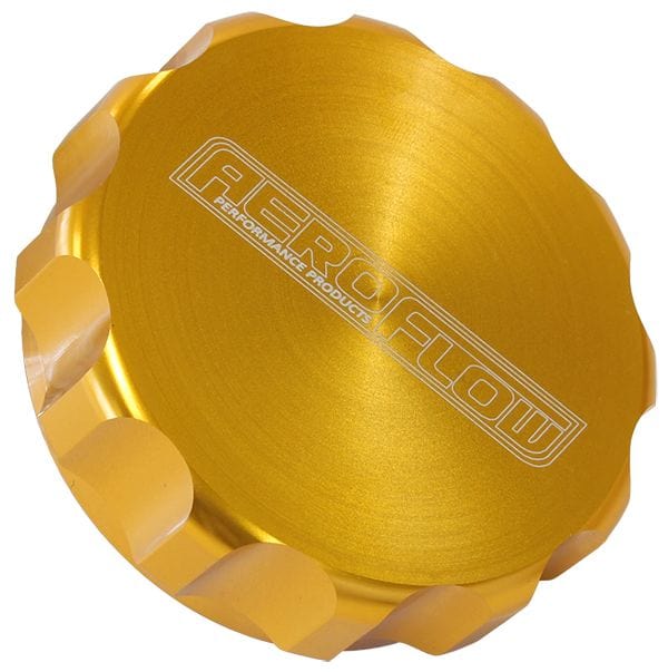 Aeroflow Performance Gold Finish 2-1/2" Billet Aluminium Filler Cap AF59-460-40G Autofit