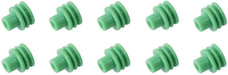Aeroflow Performance Green Suit 14-16 AWG Wire, 10-Pack Replacement Weatherpack Wire Seal AF49-8541 Autofit