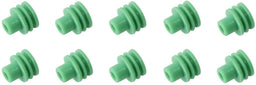 Aeroflow Performance Green Suit 14-16 AWG Wire, 10-Pack Replacement Weatherpack Wire Seal AF49-8541 Autofit