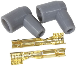Aeroflow Performance Grey, 2 pack Xpro Silicone 90° Socket Style Distributor/Coil Boots & Terminals AF4530-3321 Autofit