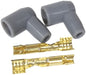 Aeroflow Performance Grey, 2 pack Xpro Silicone 90° Socket Style Distributor/Coil Boots & Terminals AF4530-3321 Autofit