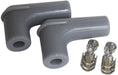 Aeroflow Performance Grey, 2 pack Xpro Silicone 90° Spark Plug Boots & Terminals AF4530-3311 Autofit