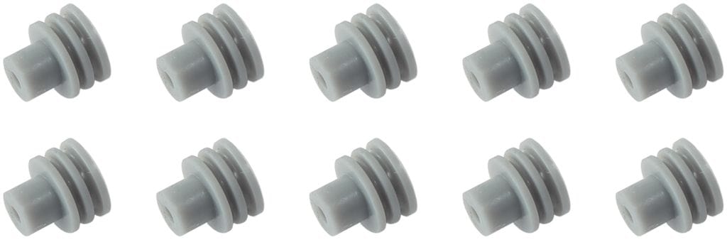 Aeroflow Performance Grey Suit 18-20 AWG Wire, 10-Pack Replacement Weatherpack Wire Seal AF49-8540 Autofit