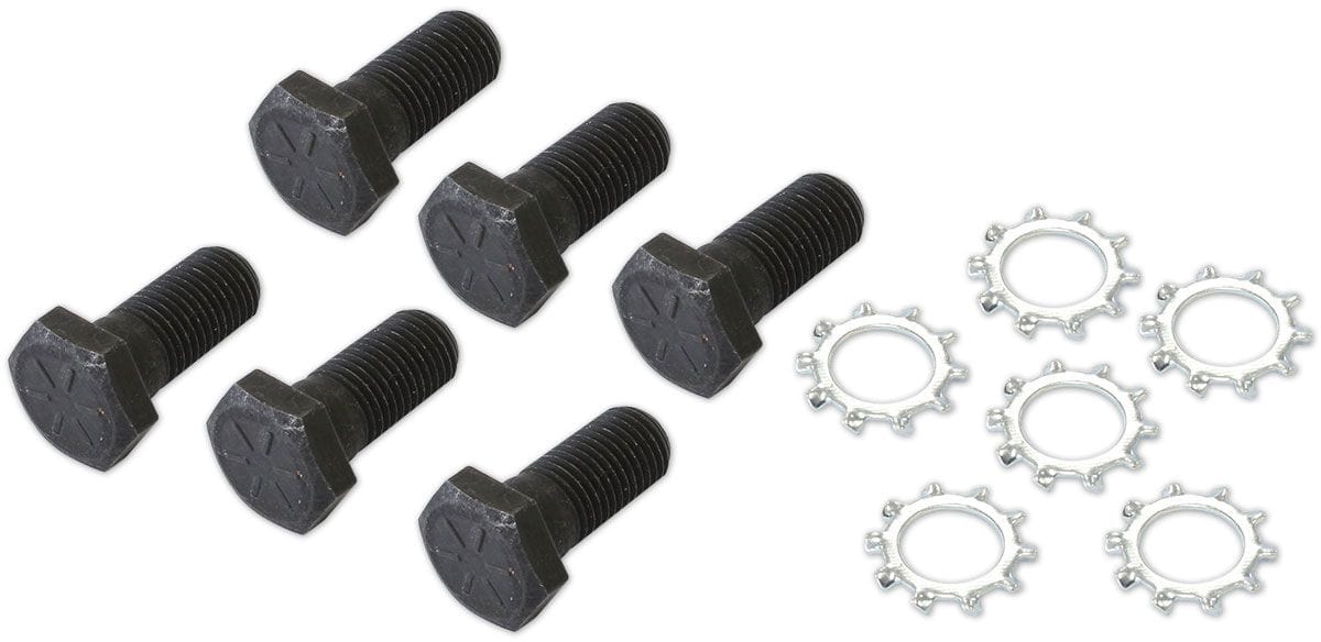 Aeroflow Performance Hex Head, Pack of 6 7/16-20" Flywheel Bolts 1" UHL AF37-1300 Autofit