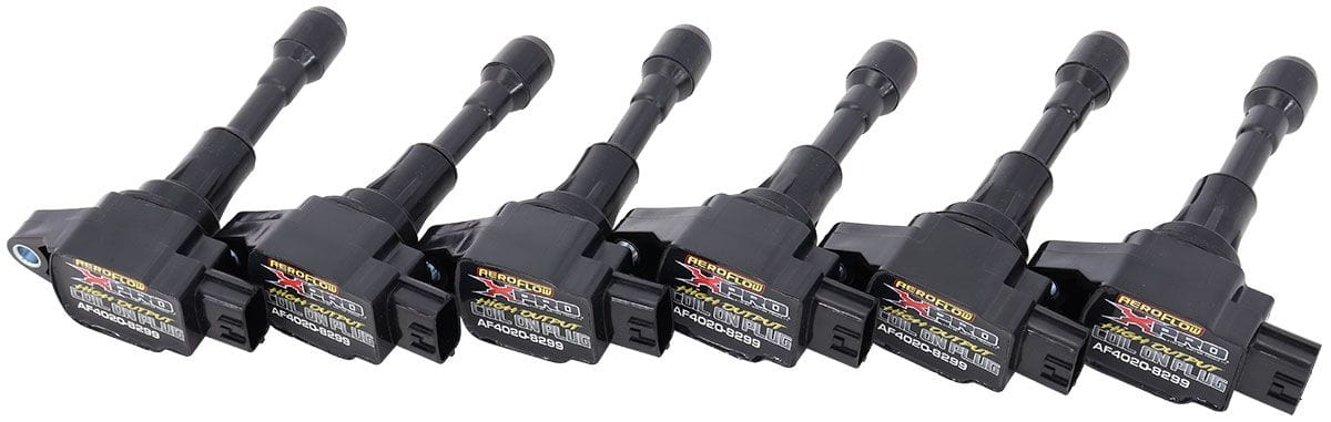 Aeroflow Performance Hitachi Style R35 GTR Direct Fit, Sold Single. Ignition Coil-on-Plug Coil Pack AF4020-8299 Autofit