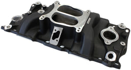 Aeroflow Performance Idle - 5500 RPM, Square Bore Carburettor Pad, EGR Mode l SB Chev Classic Dual Plane Intake Manifold, Black Finish AF6211-1000 Autofit