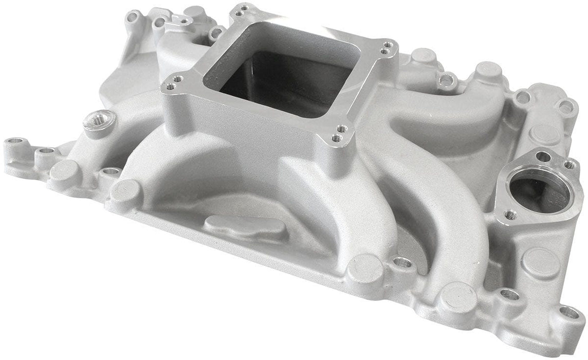 Aeroflow Performance Idle - 5500 RPM, Square Bore Carburettor Pad, Non-EGR Holden 253-308 Low-Rise Single Plane Intake Manifold, Natural Cast Finish AF6000 Autofit