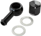 Aeroflow Performance Includes Banjo Fitting & Cap 90° Fuel Pump Banjo Kit - Black AF49-1020BLK Autofit