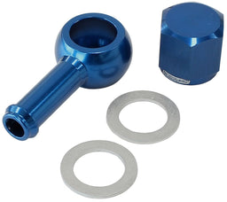 Aeroflow Performance Includes Banjo Fitting & Cap 90° Fuel Pump Banjo Kit - Blue AF49-1020 Autofit